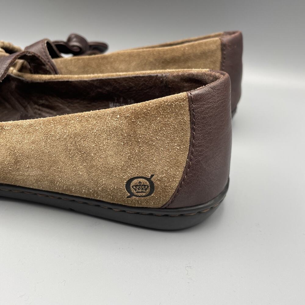 Born Mary Jane Shoe Size 7 Brown Suede Leather Prairie Twee Academia Twee Modest - Picture 6 of 10